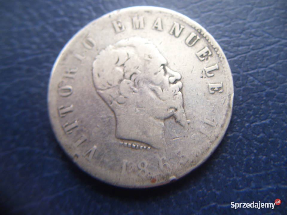 Stare monety 2 lir 1863 Lesko sprzedam