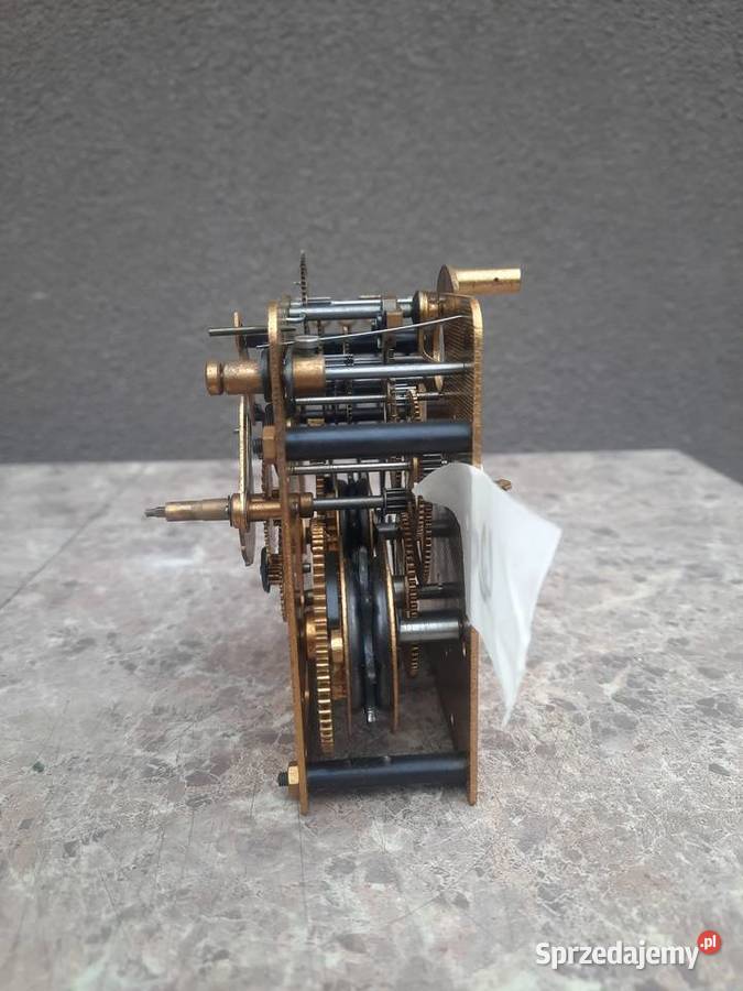 426 Mechanizm starego zegara łańcuchowy wagowy Tczew