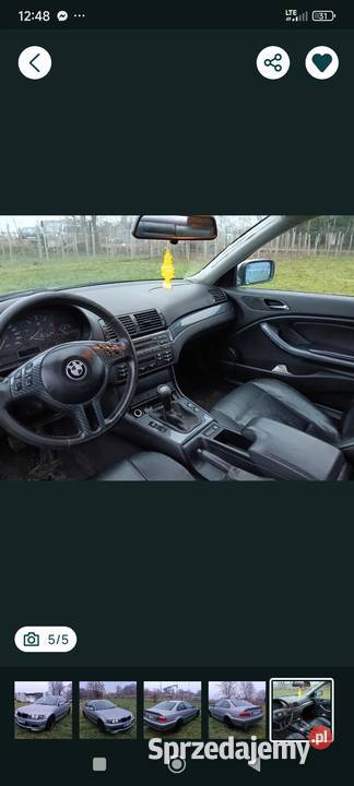 BMW E46 320cd coupe 307400km Motoryzacja