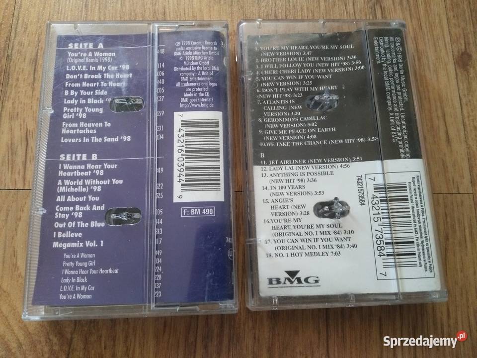 Modern Talking Bad Boys Blue Duran Duran ELO kaseta kujawsko-pomorskie Włocławek