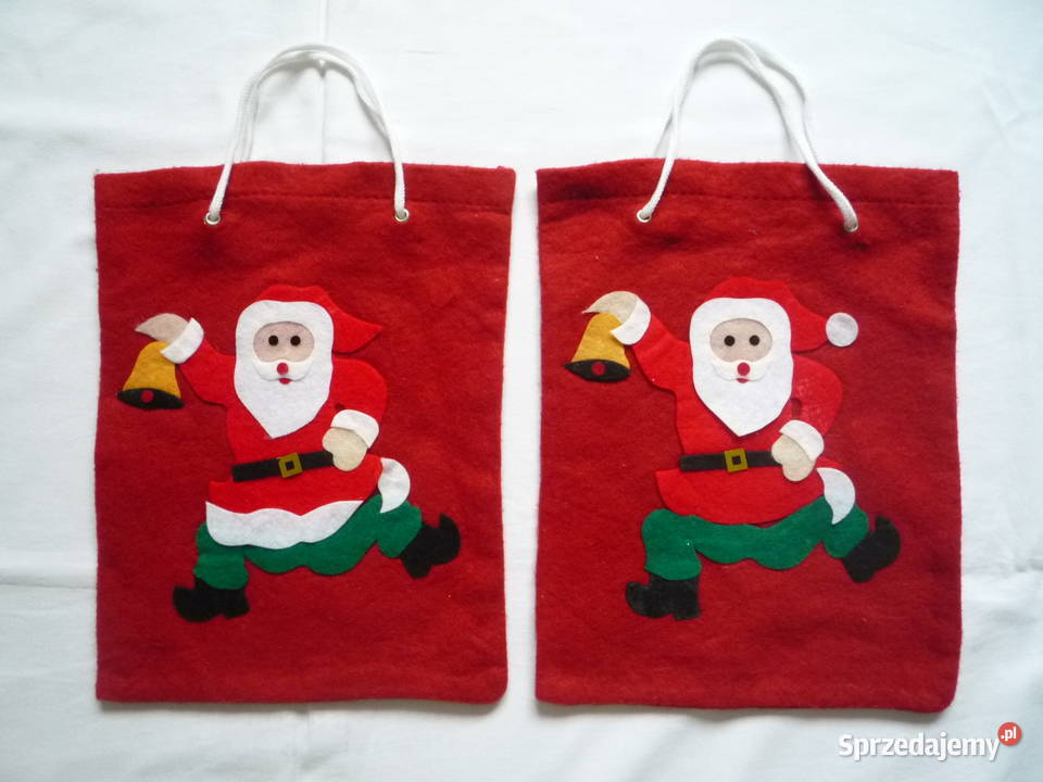 2 sztuki Worek Mikołaja na prezenty 21x27 Szczecin