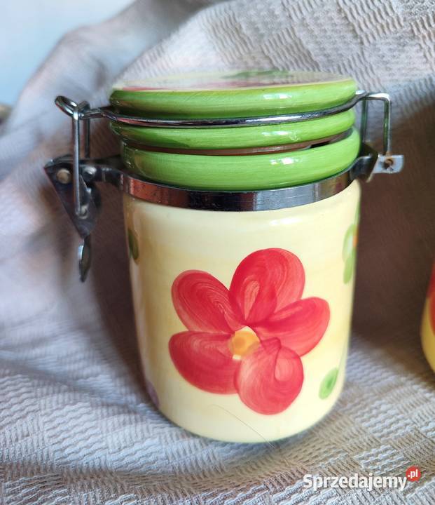 Ceramiczne pojemniki kuchenne z zapięciem Gdańsk