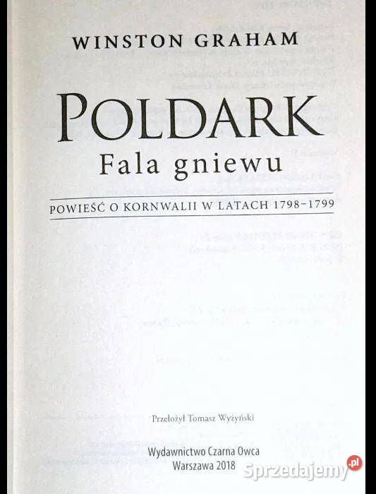 Fala gniewu Tom 7 Winston Graham Kultura i Rozrywka Chełm