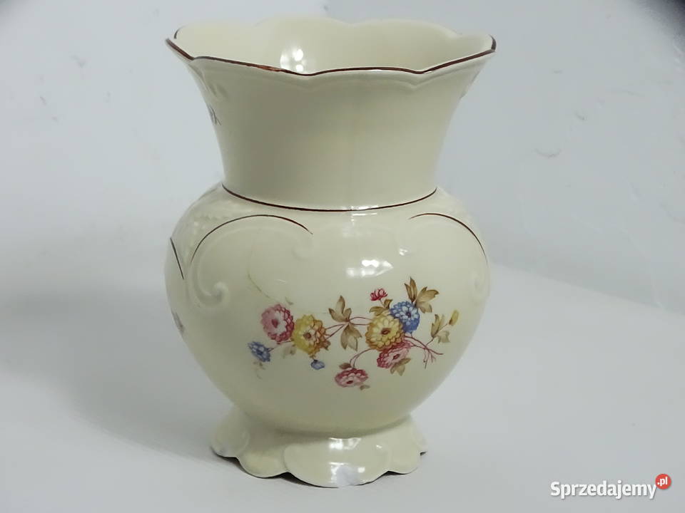 Stary wazon porcelanowy Bareuther Bavaria kwiaty Biłgoraj
