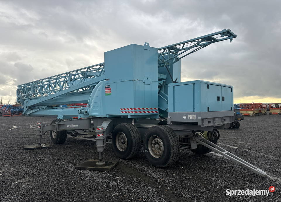 Mobilny samowznoszący żuraw wieżowy Potain IGO32 Kraków sprzedam