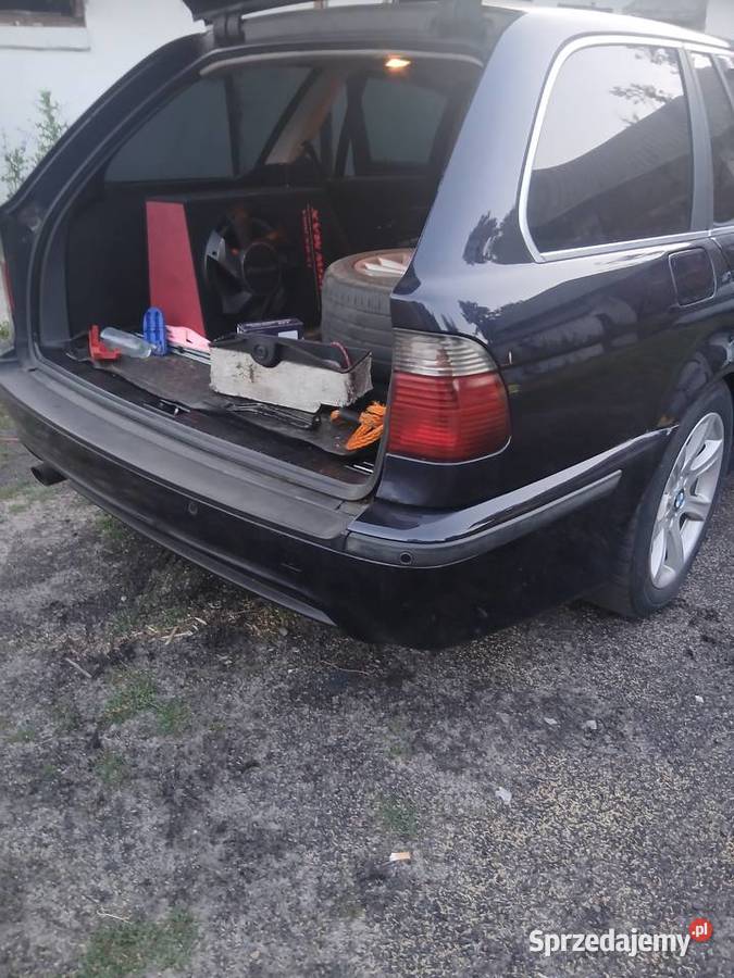 Zderzak mpakiet tyl bmw e39 touring Orientblau Pionki