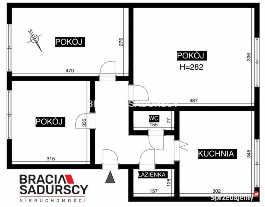 Mieszkanie sprzedam Kraków Wandy 635m2 3 pok 63.5m2