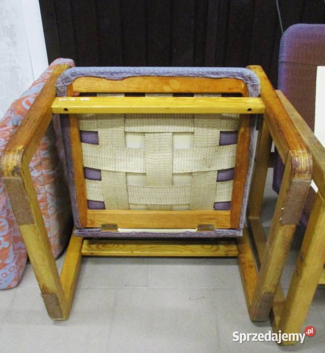 Fotel Bolek Polska lata 80 PRL Meble Nieporęt