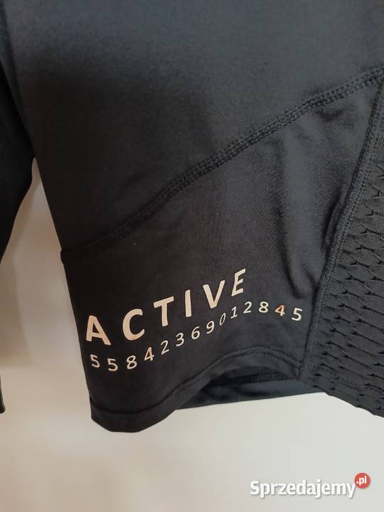 Czarne sportowe kolarki ACTIVE by Zizzi S 4244 sprzedam
