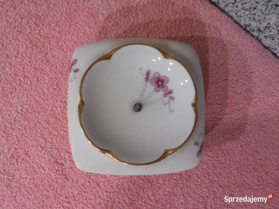 Fine Lichte China GDR porcelanowy świecznik wielkopolskie Raszków