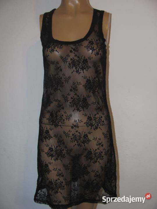 tunika siateczka koronka Vero Moda rL czarna