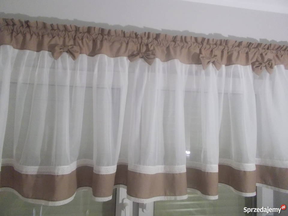 komplet zasłony lambrekin sprzedam