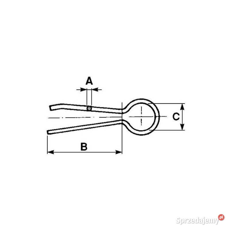 Zawleczka sprężysta 3X15 mm 00120