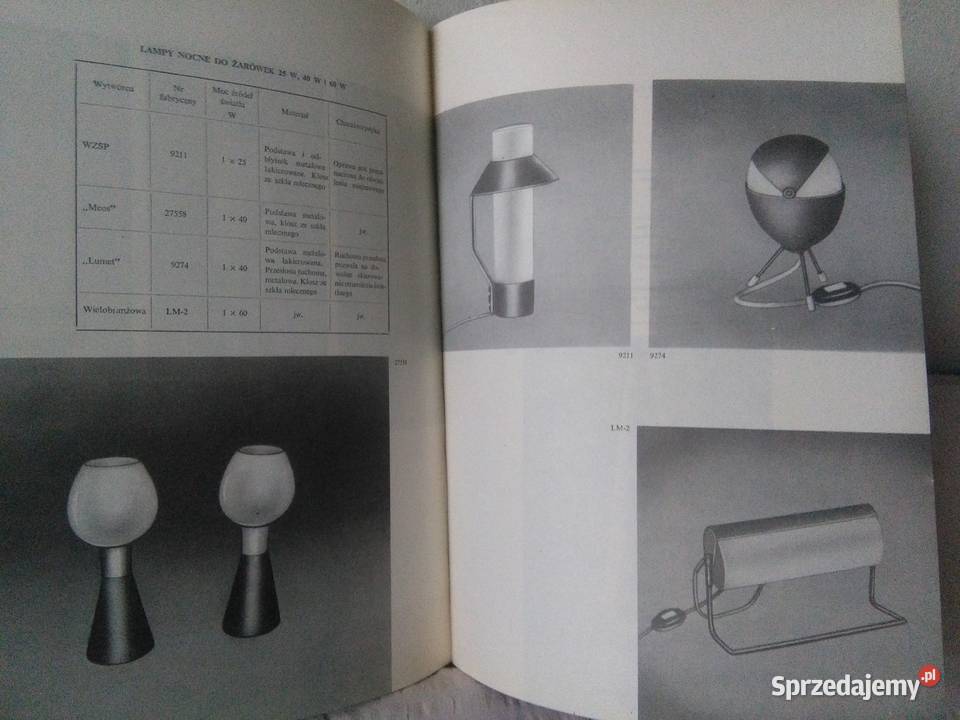 Katalog Opraw Oświetleniowych 33J wyd 2 1971 r Warszawa