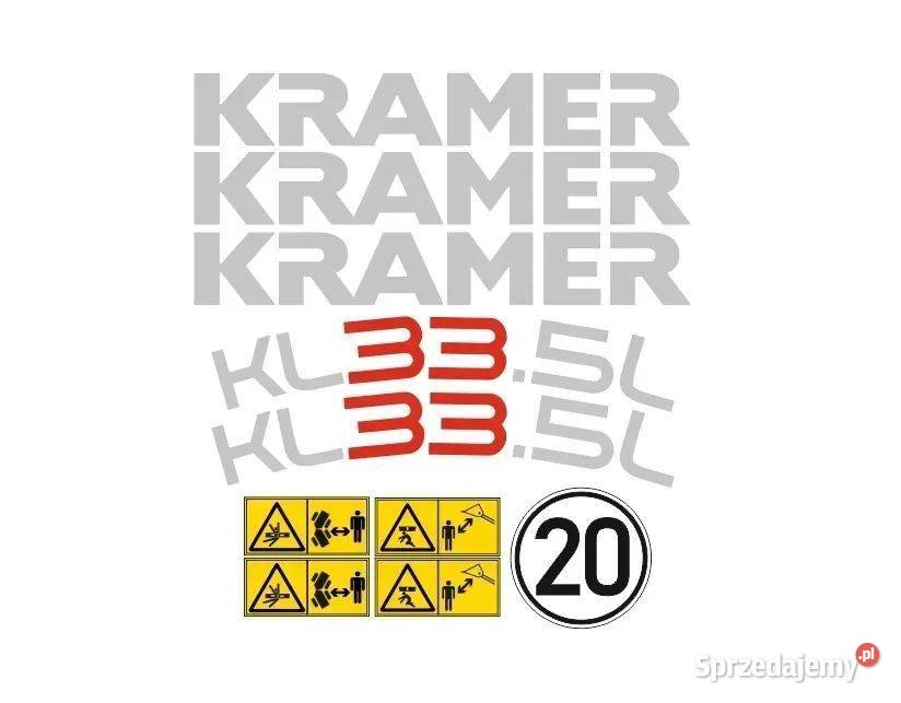 Naklejki oklejenie naklejka KRAMER KL335L mazowieckie Janików sprzedam