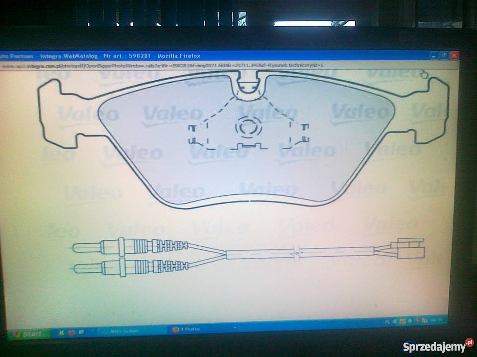 PEUGEOT 605	30 V6 24V 04910500 90807684 KLOCKI klocki Układ hamulcowy Pruszków sprzedam