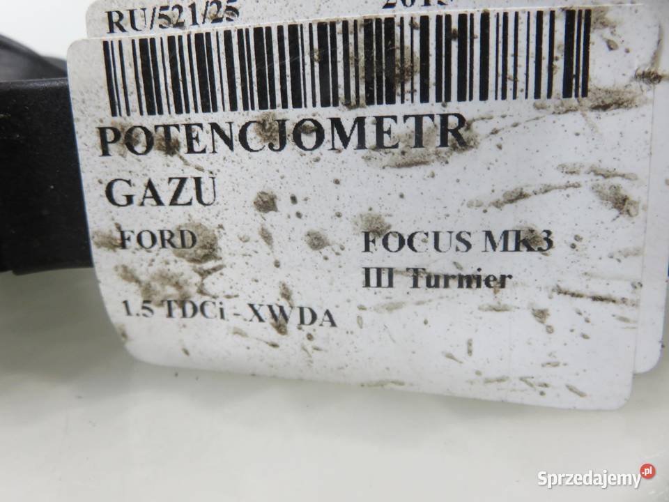 POTENCJOMETR GAZU FORD FOCUS MK3 III 15 TDCi