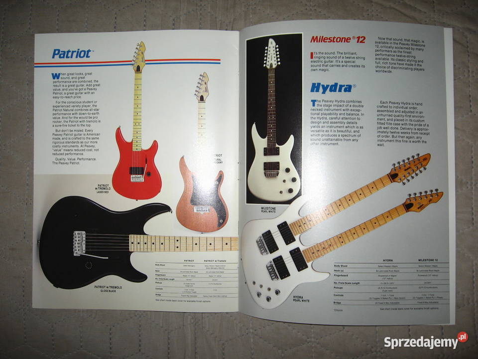 Peavey Fretted Instruments katalog gitar pomorskie Kępice