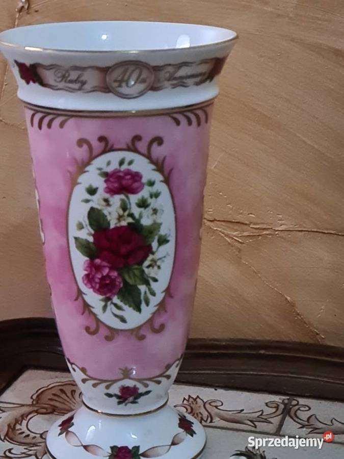 Wazon angielski sygnowany Przasnysz