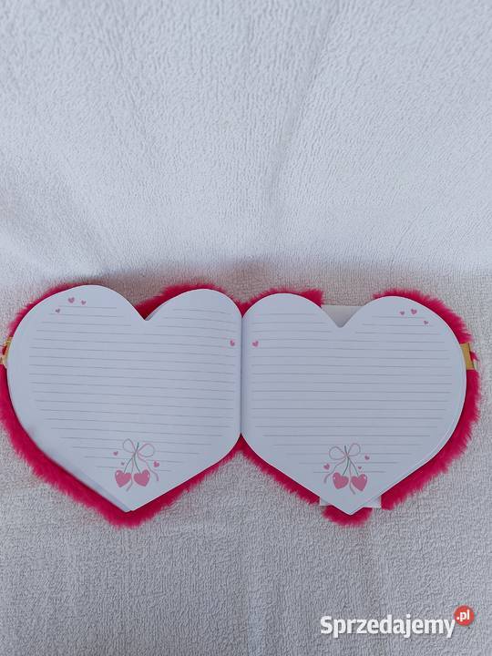 Sekretny pamiętnik z kłódką serce Notes Garwolin
