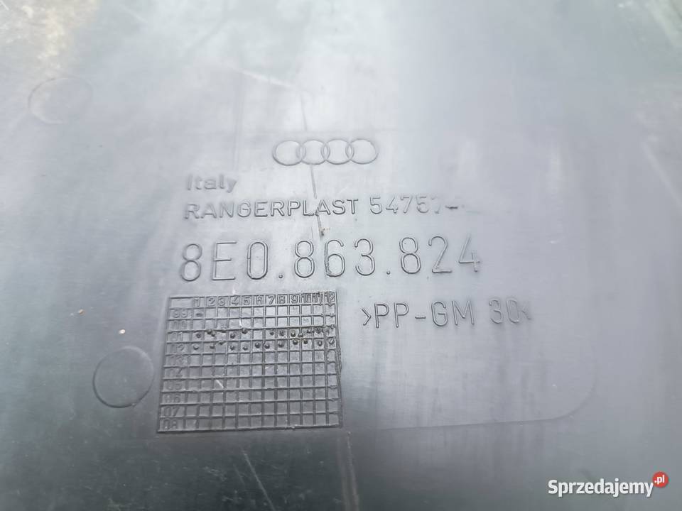 Audi A4 B6 osłona dolna silnika płyta pod silnik Osłony silnika Częstochowa