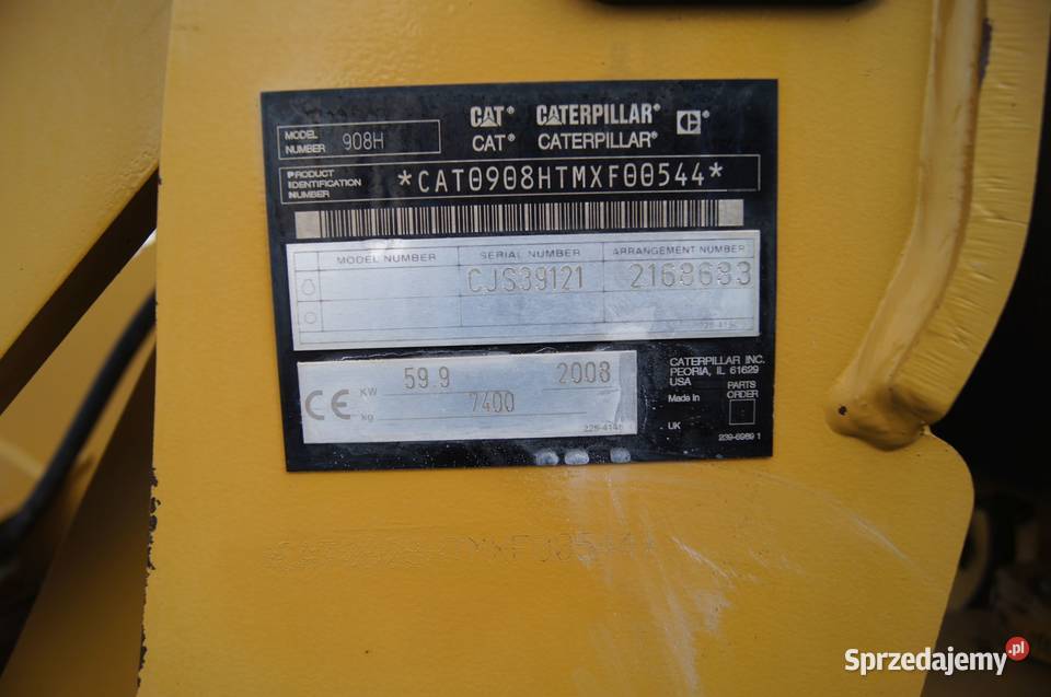 Ładowarka CAT 908H Olszyna