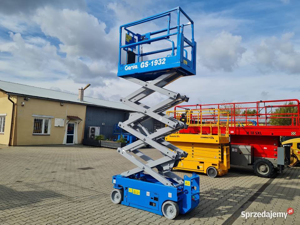 Podnośnik nożycowy elektryczny Genie GS1932 2017 Dźwigi, podnośniki Dąbrowa Tarnowska sprzedam
