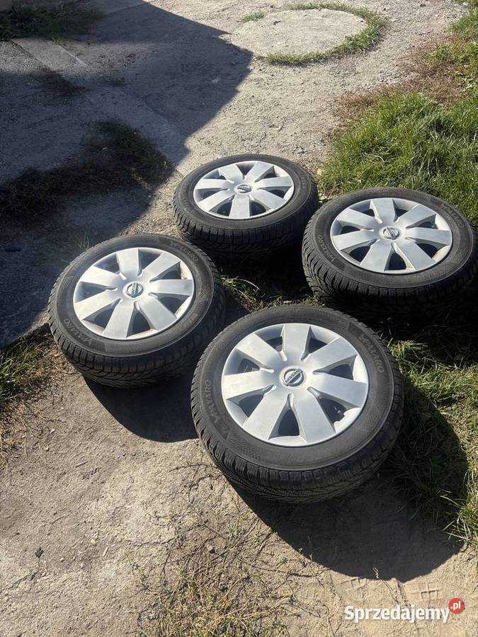 komplet opon z felgami Nissan nowe opony zima Tarnów