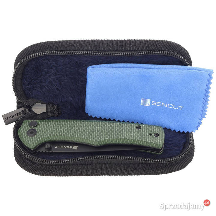 Nóż składany Sencut Crowley Green Micarta Black Akcesoria, narzędzia i noże Warszawa