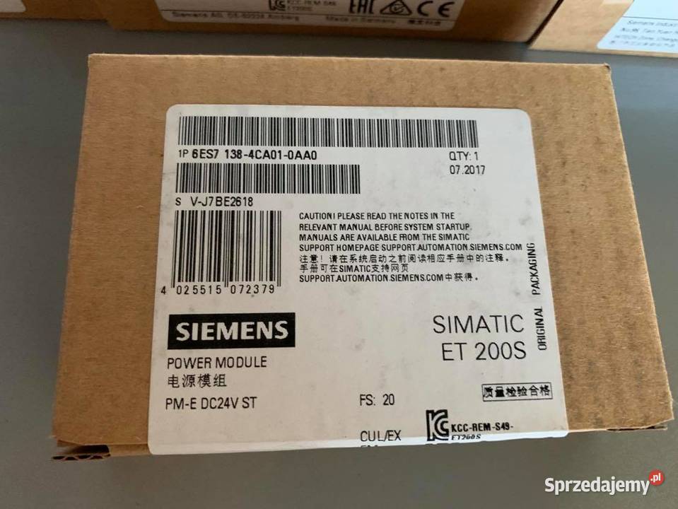 Siemens Power Module ET200S 2448V DC 24230V AC Warszawa