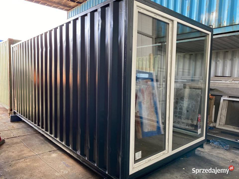 KONTENER MORSKI 20 DV Z WITRYNAMI KONTENER Wrocław