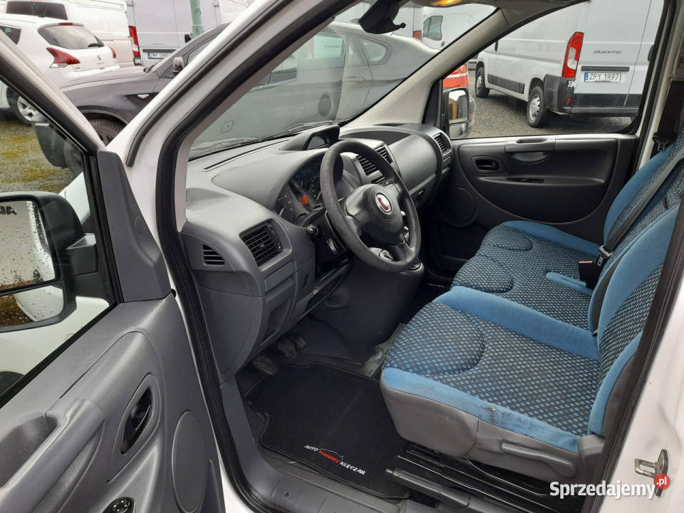 Fiat Scudo przygotowany do rejestracji czujniki Fiat