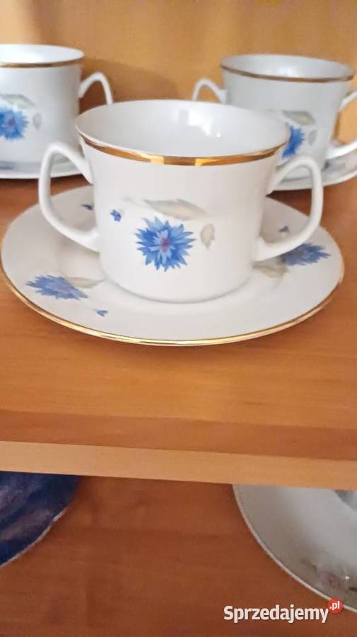 Porcelana WROCŁAWEK FILIŻANKI lubelskie Lubartów