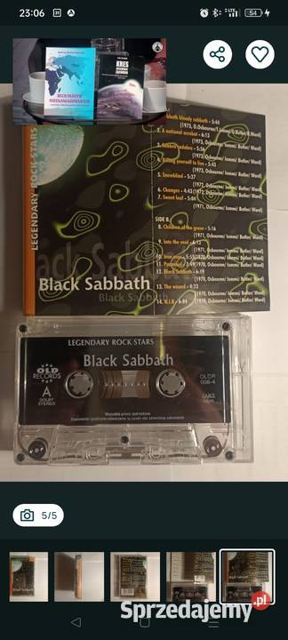 Kaseta magnetofonowa Black Sabbath Greatest hits mazowieckie Warszawa