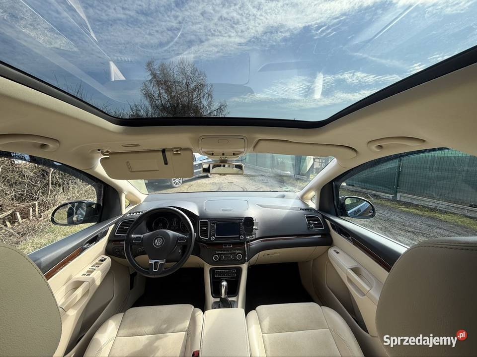 Volkswagen Sharan 7n 20tdi 170 DSG 2011r klimatyzacja Myślibórz