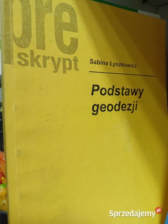 Podstawy geodezji książki Warszawa księgarnia outlet szkolne