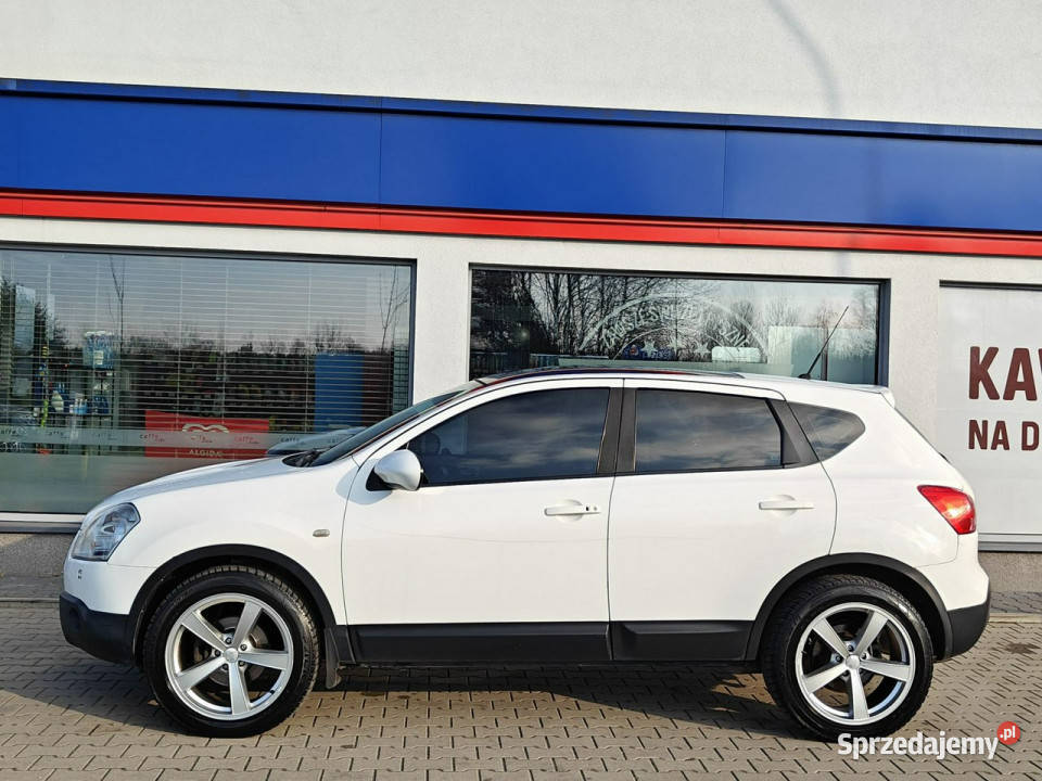 Nissan Qashqai Automat 4x4 Panorama I 20072013 biały Qashqai Samochody osobowe Karczew