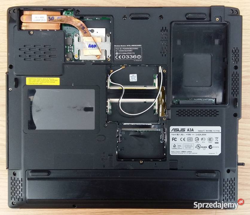 Notebok PC ASUS A3A 15 Laptop Uszkodzony Gliwice
