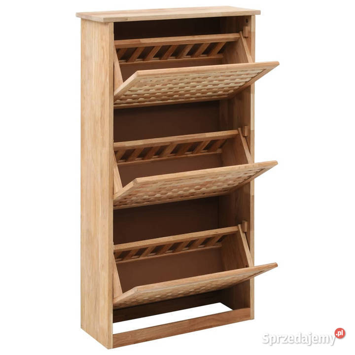 Szafka na buty 55x20x104 lite drewno orzecha