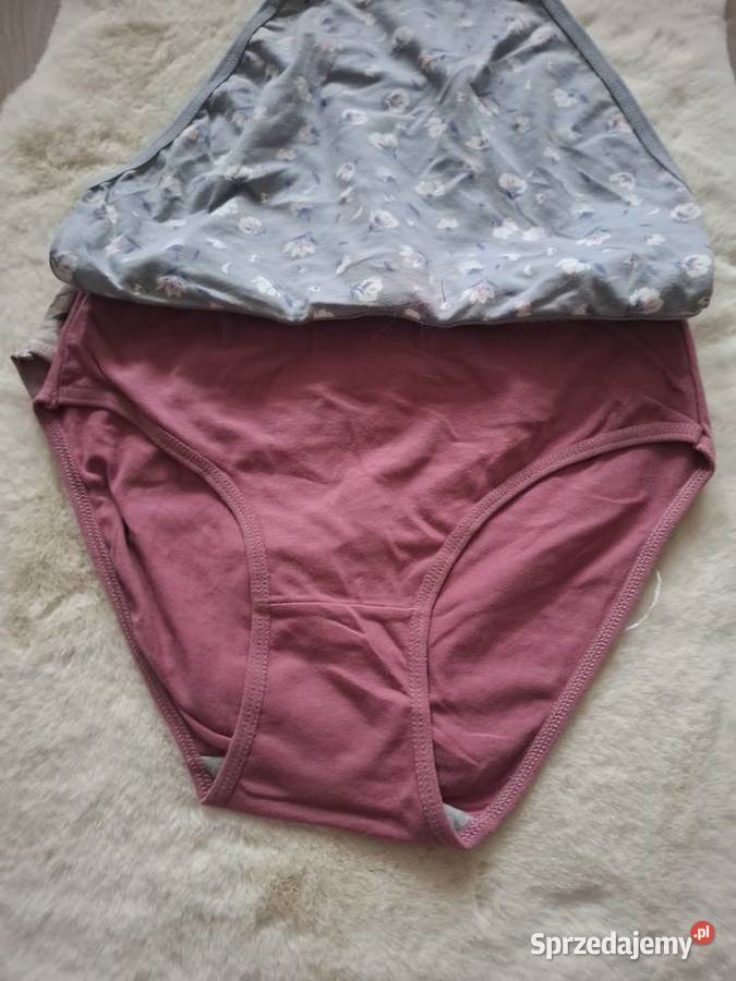 3pak majtek bawełnianych wyższy stan XL