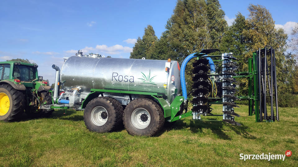 Wóz asenizacyjny 12000 litrów ROSA tandem Goliaty