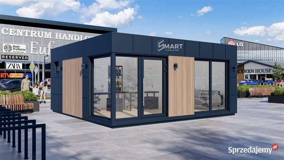 Pawilon Biurowy Handlowy Usługowy Modułowy 6x6 Gdynia