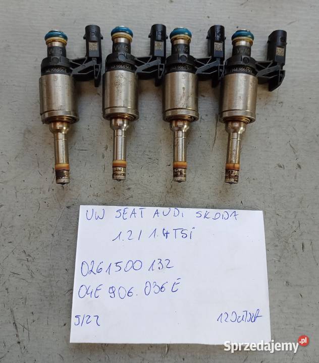 Sprawdzony wtryskiwacz VW 12 14 TFSI 0261500132 osobowe sprzedam