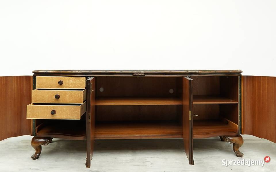 Zabytkowa komoda chippendale z lat 40tych wielkopolskie Jerka