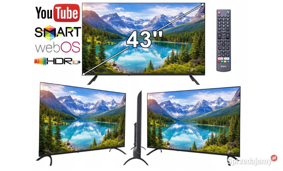 Telewizor SMART TV LED 43 VIVAX 43LE110WO WebOS Skawina