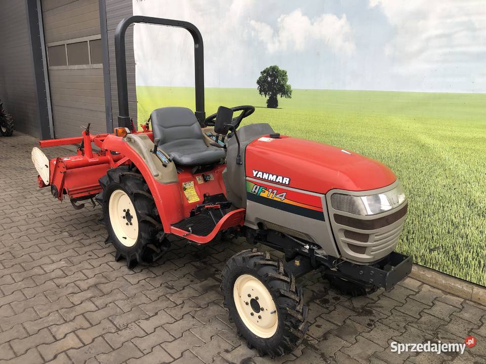 Traktorek Yanmar AF15 z glebogryzarką Wisznia Mała