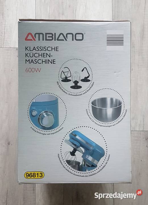 Mikser planetarny Ambiano morski 96813 niebieski Akcesoria kuchenne