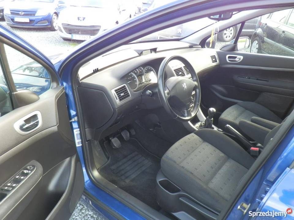 Peugeot 307 SW niebieski wspomaganie kierownicy Samochody osobowe wielkopolskie Wolica Pusta