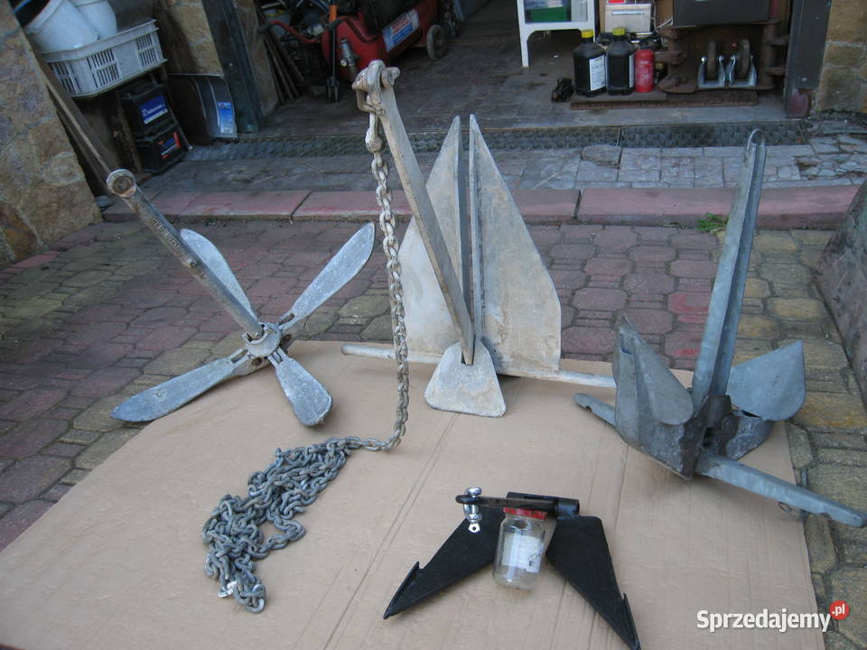 Kotwice do łódki Szczecin sprzedam