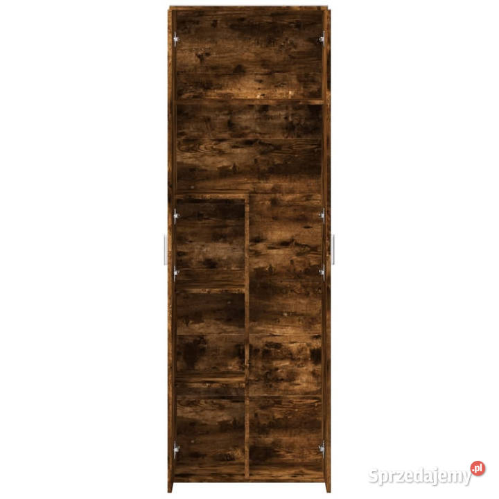 Wysoka szafka przydymiony dąb 60x35x180